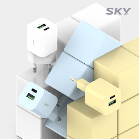 스카이 필 GaN30 30W 큐브 듀얼포트 어댑터 + 케이블 #4