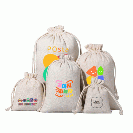 복조리파우치 광목파우치 에코파우치 사은품 굿즈 6가지사이즈 #3