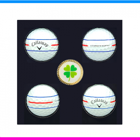 캘러웨이 크롬소프트 360 트리플트랙 4구 볼마커세트 3pc 캘러웨이 크롬소프트 트리플트랙 4구 볼마커 세트 캘러웨이 골프공 4구세트 #3