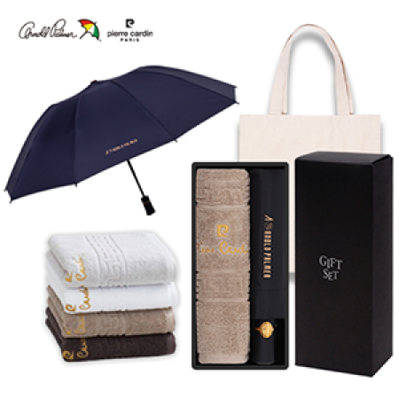 아놀드파마 3단전자동반대로우산 황제190타올세트 #3