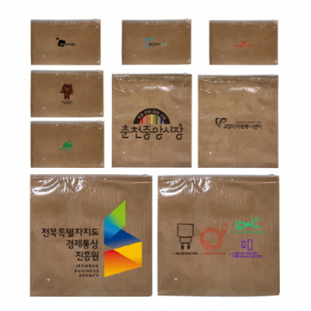 지퍼백, pvc + 부직포, 포장용지퍼백 4종 #3