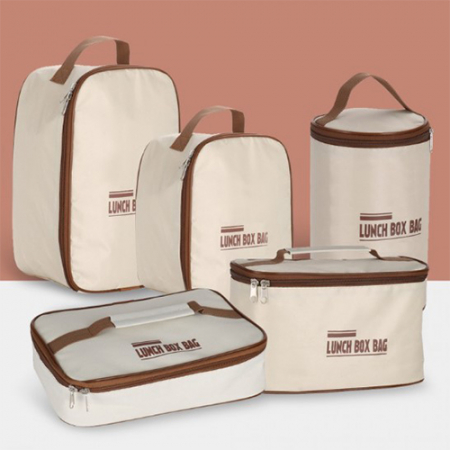 모던 지퍼 보온보냉백, 쿨러백 도시락가방 보온백 보냉백, 택 1 #3