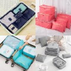 이너백 여행용파우치 6종 세트 여행 캐리어 정리용 수납가방 다용도