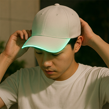 볼캡 축제 홍보 행사 LED 모자 #6