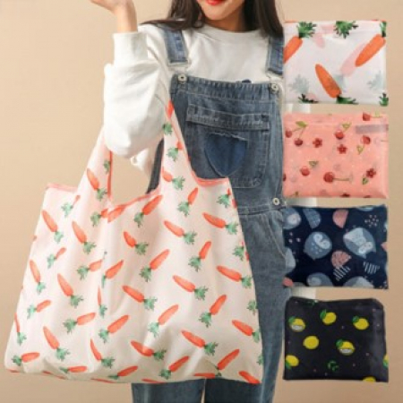 네이처 특대형 휴대용 접이식 장바구니 숄더백 #2