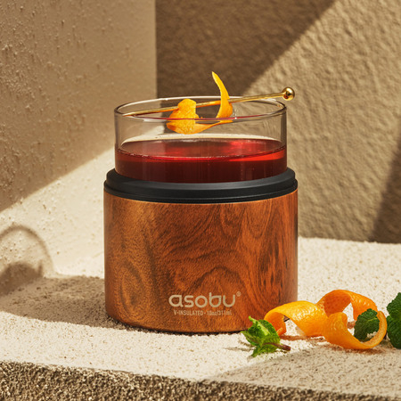 아소부 스텐 진공 보냉 위스키 온더락 쿨러 311ml #7