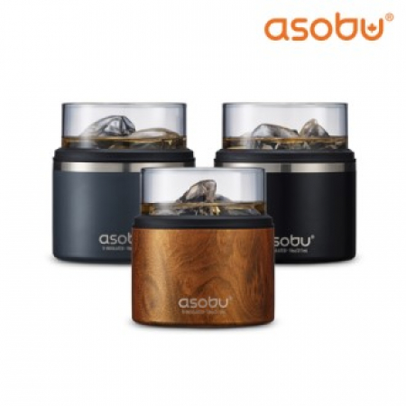 아소부 스텐 진공 보냉 위스키 온더락 쿨러 311ml #2