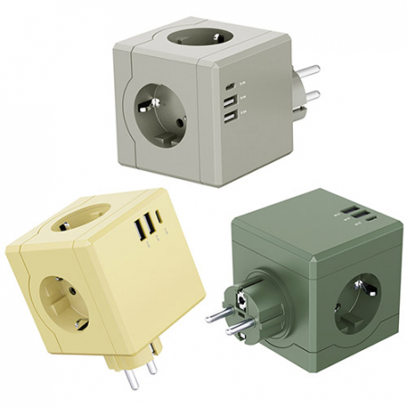 에코너 MT01 큐브 디자인 멀티탭 4000W 고용량 USB C타입 멀티 콘센트 #3