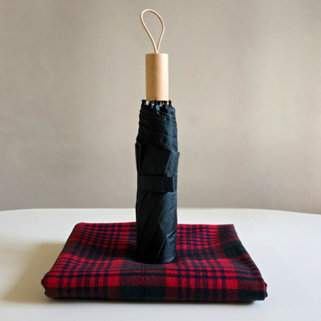 센트라도 국산 항공 담요+3단 양우산 세트 #4