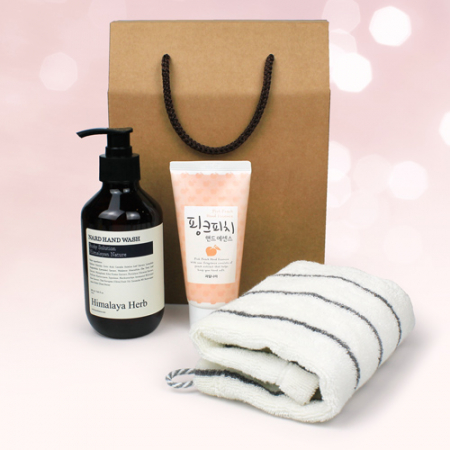 Nard 핸드워시280ml + 프리미엄 모달사 핸드타올 + 과일나라 핸드로션 #3