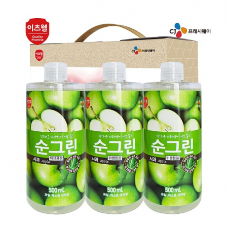 CJ순그린 사과3종세트500ml 캡형 #3