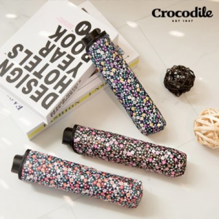 크로커다일 3단 슬림 블라썸 암막 우양산 #2