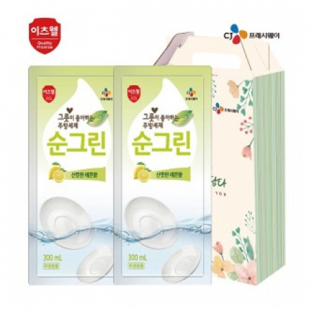 CJ이츠웰 순그린 리필2종300ml #2