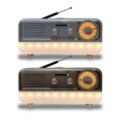 MEIER 레트로 블루투스 라디오 스피커