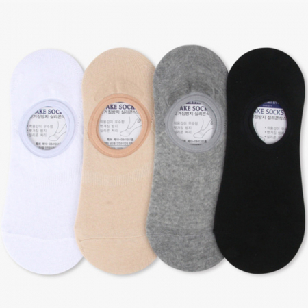 남녀 무지밴드 페이크삭스 남자 여자 양말 덧신 A22 #3