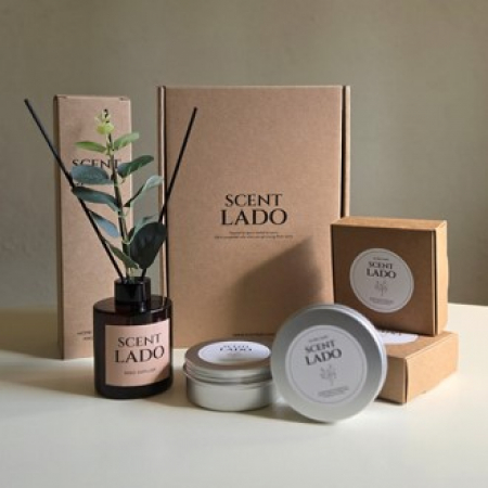 센트라도 디퓨저 유칼립투스 150ml + 소이 캔들 2P 세트 #2