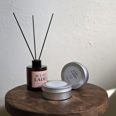 센트라도 디퓨저 150ml + 소이 캔들 2P 세트 #4