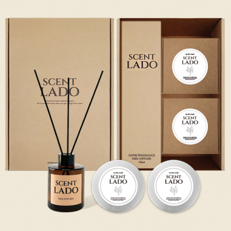 센트라도 디퓨저 150ml + 소이 캔들 2P 세트 #6