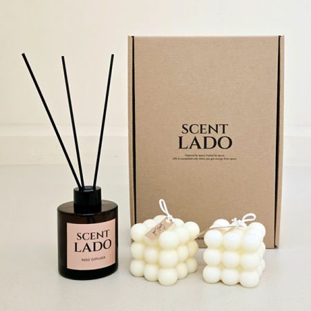 센트라도 디퓨저 150ml + 오브제 캔들 2P 세트 #5