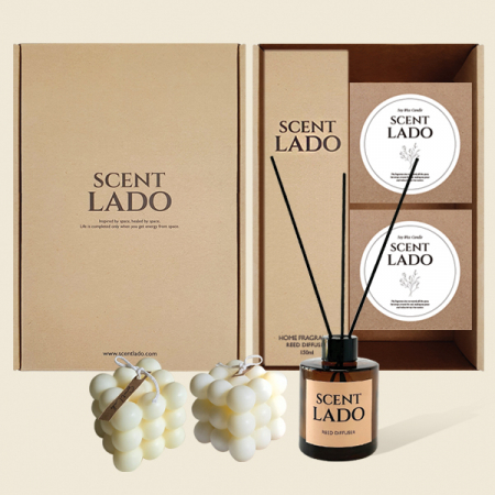 센트라도 디퓨저 150ml + 오브제 캔들 2P 세트 #6