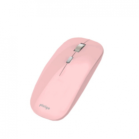 플레이고 M10 무소음 블루투스 V5.2 2.4GHz 슬림 무선마우스 LED 3단계 DPI 다양한 파스텔컬러 #5