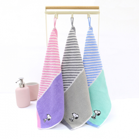 [송월타월] 스누피 스플릿36 고리 핸드타올 2매 크라프트세트 #5