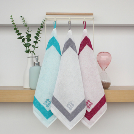 [송월타월] 스윗홈35 고리 핸드타올 2매 크라프트세트 #5