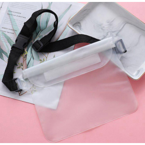 PVC 방수팩 힙색 물놀이 투명 크로스가방