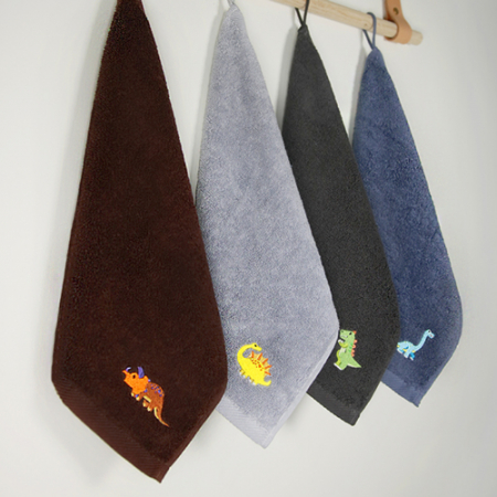 [송월타월] 항균 공룡고리 핸드타올 2매 크라프트세트 #5