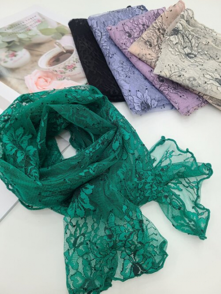 오마주 레이스 스카프 #4