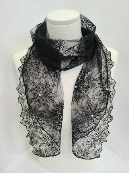 비비안 레이스 스카프 #3