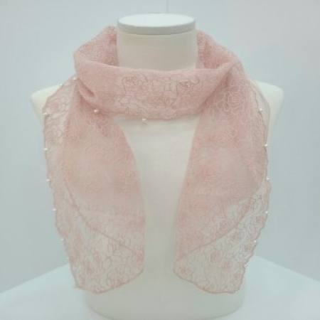 진주 장미 레이스 스카프 #2