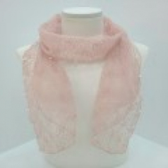 진주 장미 레이스 스카프