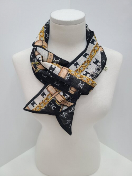 린넨 쌜리버클 타이 스카프 #4