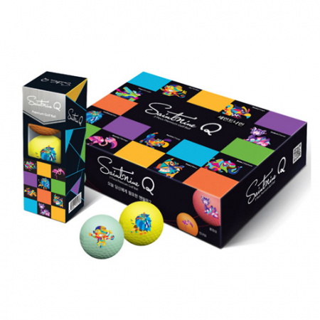 세인트나인 Q 12구 (3피스) 세인트나인 골프공 화이트 컬러 혼합 #3