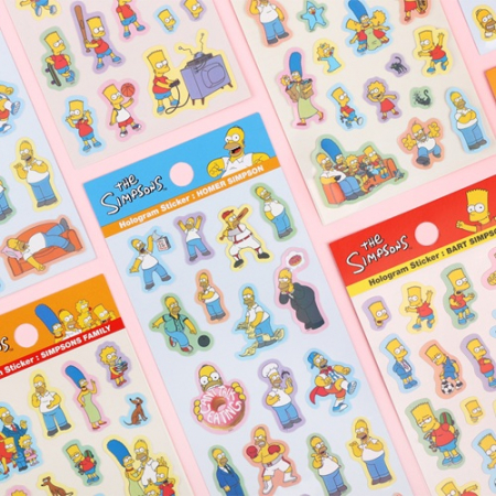 심슨 캐릭터 스티커 #3