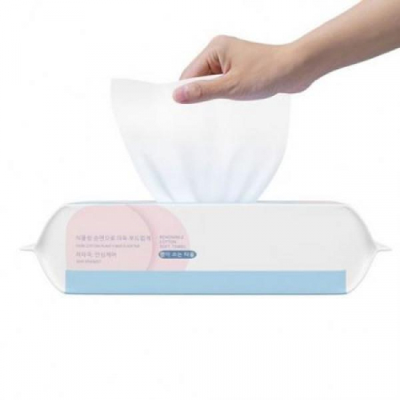 일회용 페이스 타올 미용 티슈 100개입 #2