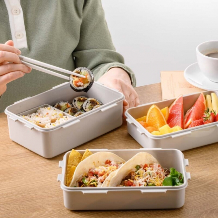 락앤락 데일리코튼찬합세트, 직사각형 3단 #5