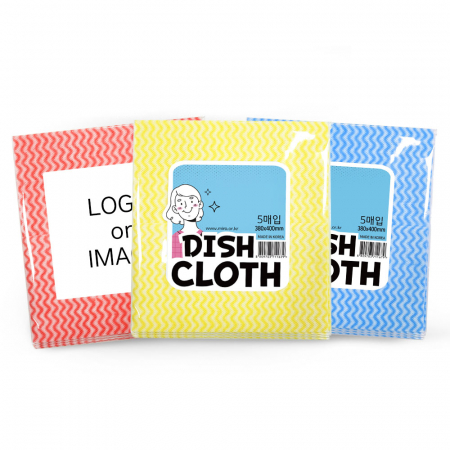 얼룩제거에 탁월한 빨아쓰는 판촉 행주 5매입 #2