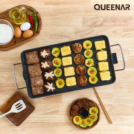 퀸나 2IN1 마블 와이드 전기그릴 #2