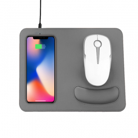 파인큐브 손목쿠션 무선충전 마우스 단패드+c타입 케이블 XHS-WCMP001 #2