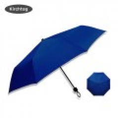 키르히탁 3단 무지 폰지우산 남색