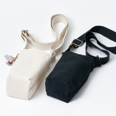 카모 캔버스 텀블러 크로스백