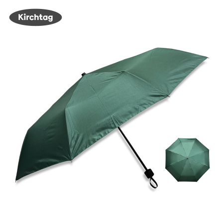 키르히탁 3단 무지 폰지우산 초록 #2
