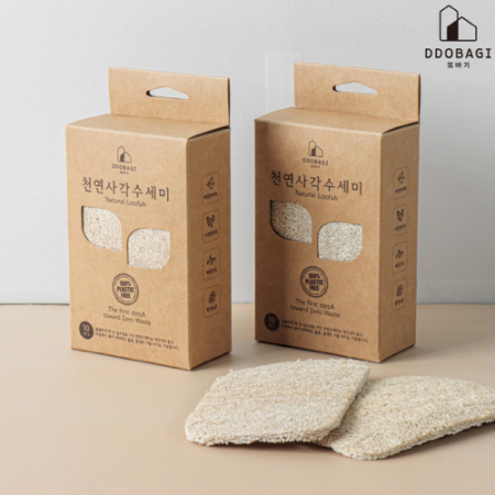 제로웨이스트 천연 사각수세미 10P #3