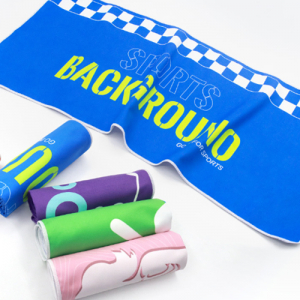 건식 극세사 스포츠타올  스웨이드 타올제작 // 전사인쇄