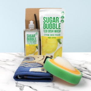 슈가버블 주방 용기+리필-기라로쉬 울리 주방타올+과일수세미