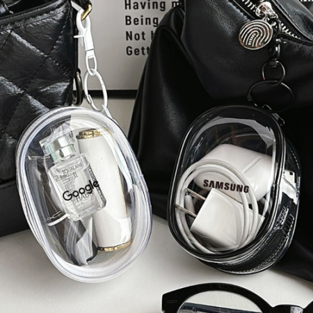 PVC 투명 미니 키링 파우치 #3