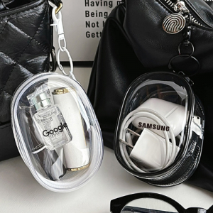 PVC 투명 미니 키링 파우치