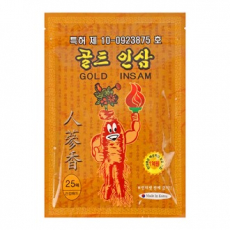 골드인삼파스25매 건강패드 건강파스 동전패드 동전패치